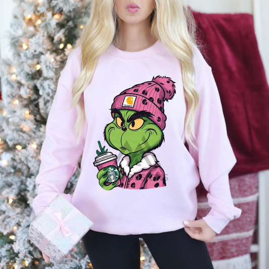 Pink Grinch Sbux