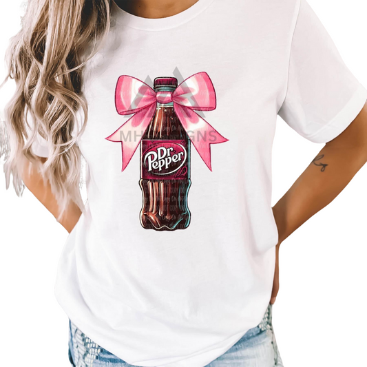 Dr. Pepper Bow Tee