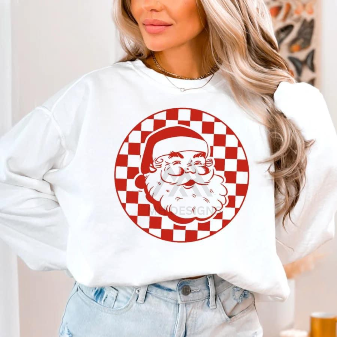 Checkered Santa